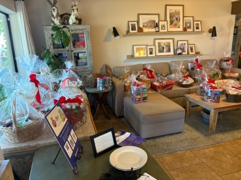 harvest tea raffle baskets and gifts