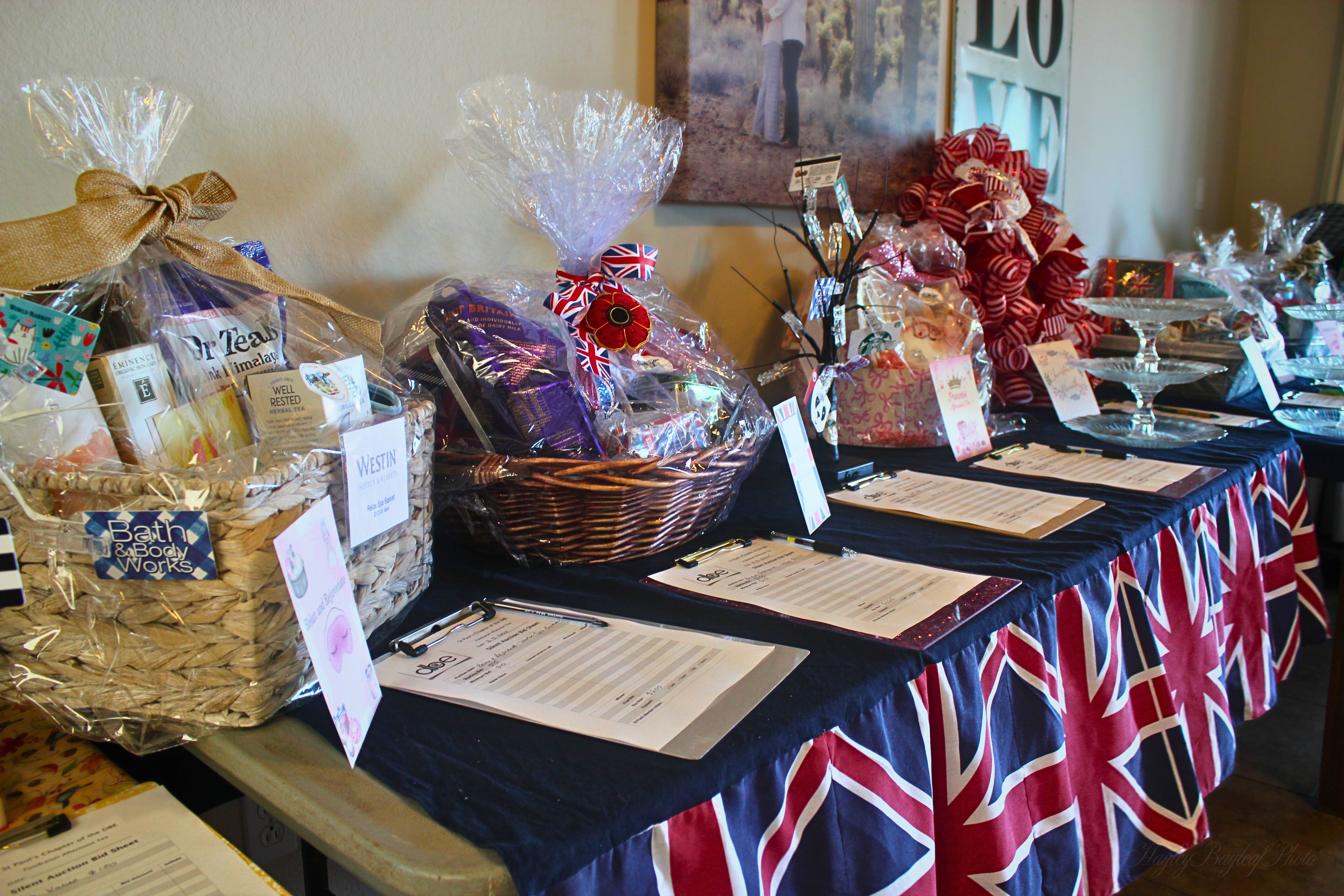 raffle baskets and silent auction