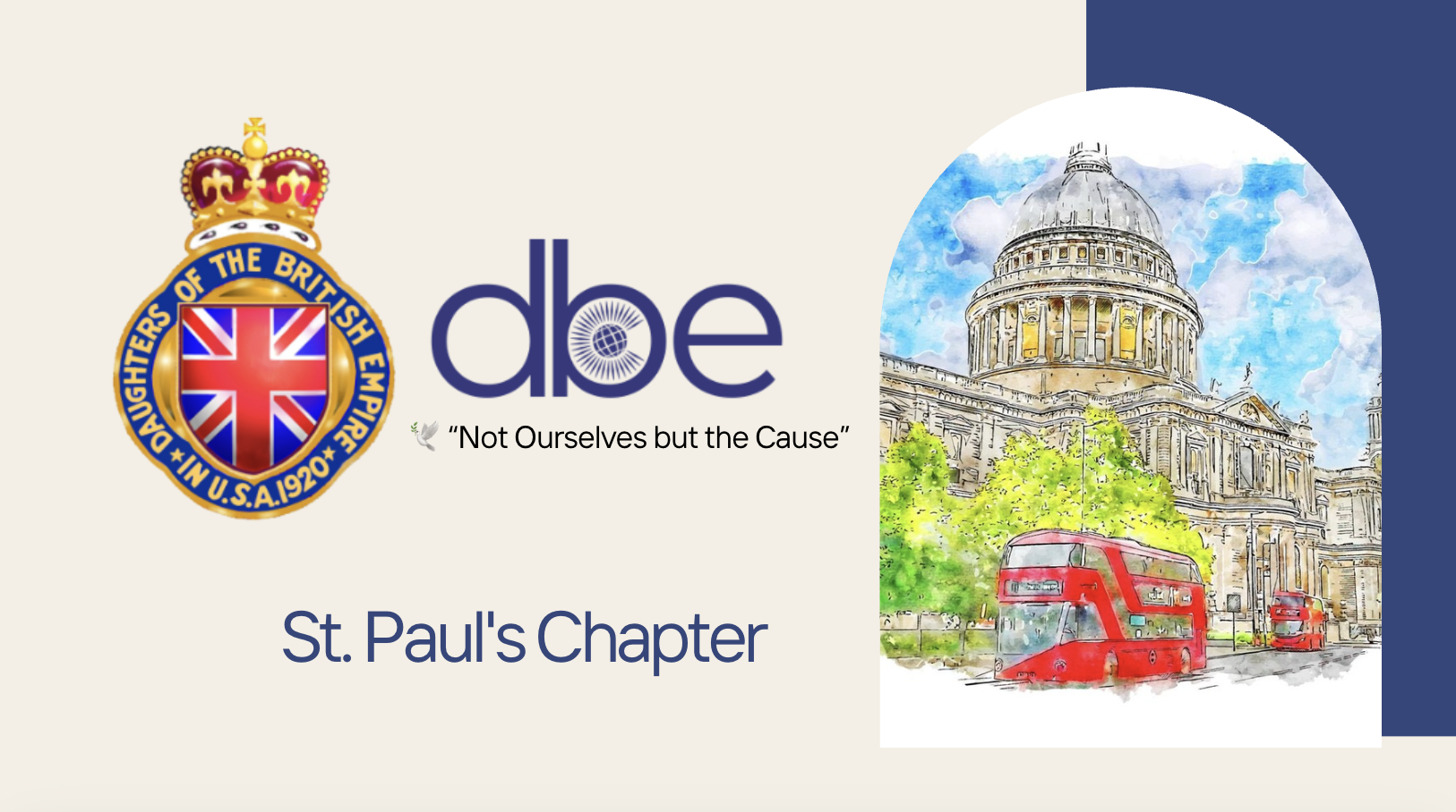 DBE St. Paul's Chapter Header